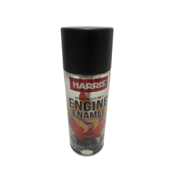 PINTURA EN SPRAY HARRIS NEGRO ALTA TEMPERATURA MATE - SIN BRILLO