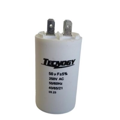 CAPACITOR BOMBA 50 MICROFARADIO 250 VOLTIOS