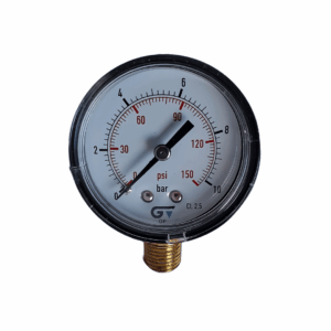 RELOJ MANOMETRO SECO GENEBRE 0-150 PSI 1/4 MACHO/NPT
