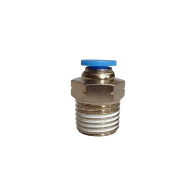 CONECTOR DE NIQUELADO 1/8 MACHO NPT X 1/4 ACOPLE RAPIDO