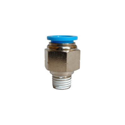 CONECTOR DE NIQUELADO 1/4 MACHO NPT X 1/2 ACOPLE RAPIDO