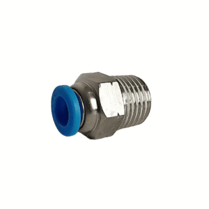CONECTOR NIQUELADO 1/4 MACHO NPT X 1/4 ACOPLE RAPIDO