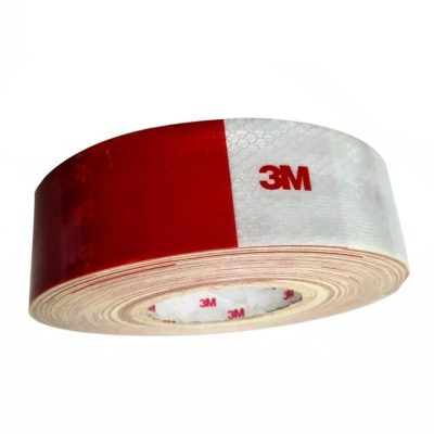 CINTA REFLECTIVA CAMION ROJA & BLANCA 1.2 MTS 3M