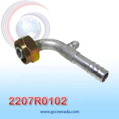 FITTING ALUMINIO CURVO 1/2 HEMBRA COMPRESOR YORK