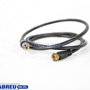 ALAMBRE COAXIAL NEGRO 3 PIES TERM