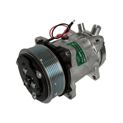 COMPRESOR AUTO SD709 12 VOLTIOS ACANALADO SANDEN OREJA TOMA ARRIBA ORING