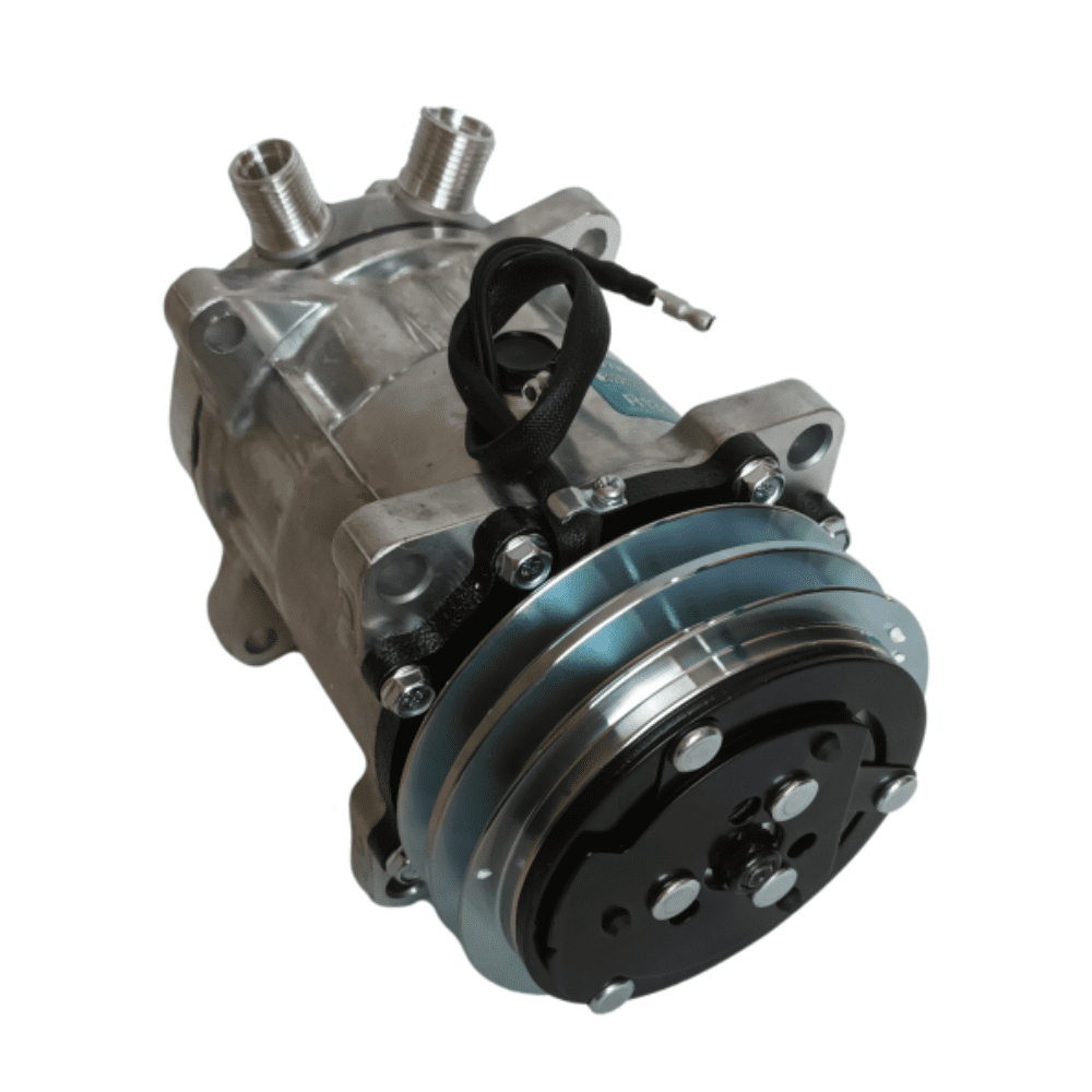 COMPRESOR PARA AUTO SD709 12 VOLTIOS POLEA TIPO V O AA