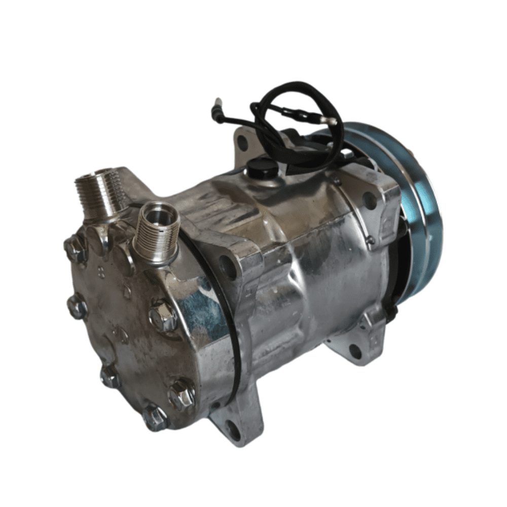COMPRESOR AUTO SD709 12 VOLTIOS SANDEN OREJA TOMA ARRIBA ORING - Imagen 3