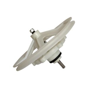 TRANSMISION PARA LAVADORA DAIWA CON POLEA DE ROSCA EJE ESTRIADO K700 (TR-K700M)
