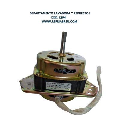 MOTOR LAVADORA SECADO 90 WATTS COBRE EJE FINO