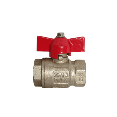 LLAVE PASO BOLA NO.92 1/2 H/NPT PALANCA ROJA