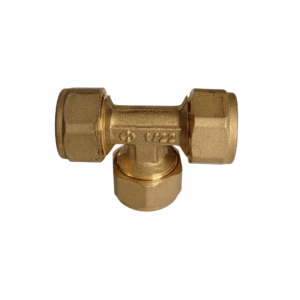 TEE BRONCE 12 MILIMETROS PRESION