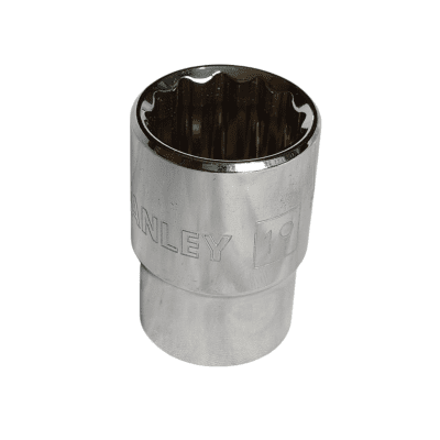 CUBO CROMADO 1/2 X 19 MILIMETROS ESTRIADO