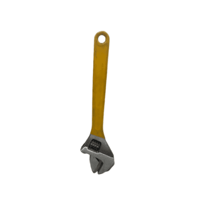 LLAVE AJUSTABLE STANLEY NO. 18 NIQUELADA PROFESIONAL