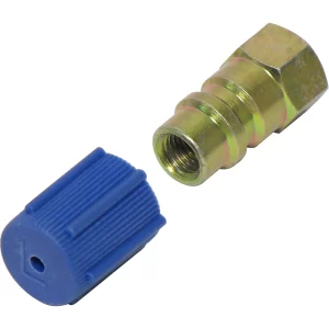 ADAPTADOR PARA VALVULA 1/4 HEMBRA FLARE X 13 MM ACOPLE RAPIDO DE BRONCE