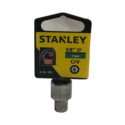 CUBO CROMADO STANLEY 3/8 X 07 MM HEXAGONAL