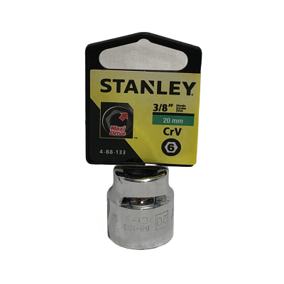 CUBO CROMADO STANLEY 3/8 X 20 MM HEXAGONAL