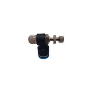 CODO PLASTICO 1/4 M/NPT C/NIQ. X 1/2 A.R. C/CONTROL D/PSI