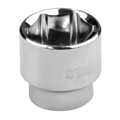 CUBO CROMADO STANLEY 3/8 X 22 MILIMETROS HEXAGONAL