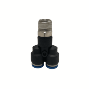 YEE PLASTICO COMBINADA 5/16 A.R. X 5/16 A.R. X 1/4 M/NPT