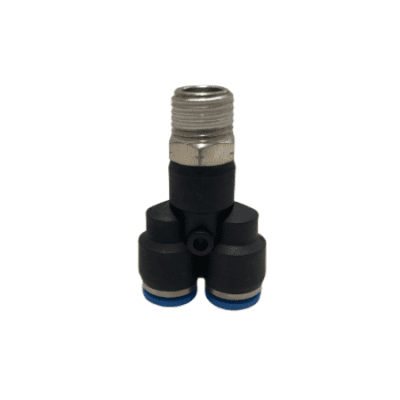 YEE PLASTICO COMBINADA 5/16 A.R. X 5/16 A.R. X 1/4 M/NPT