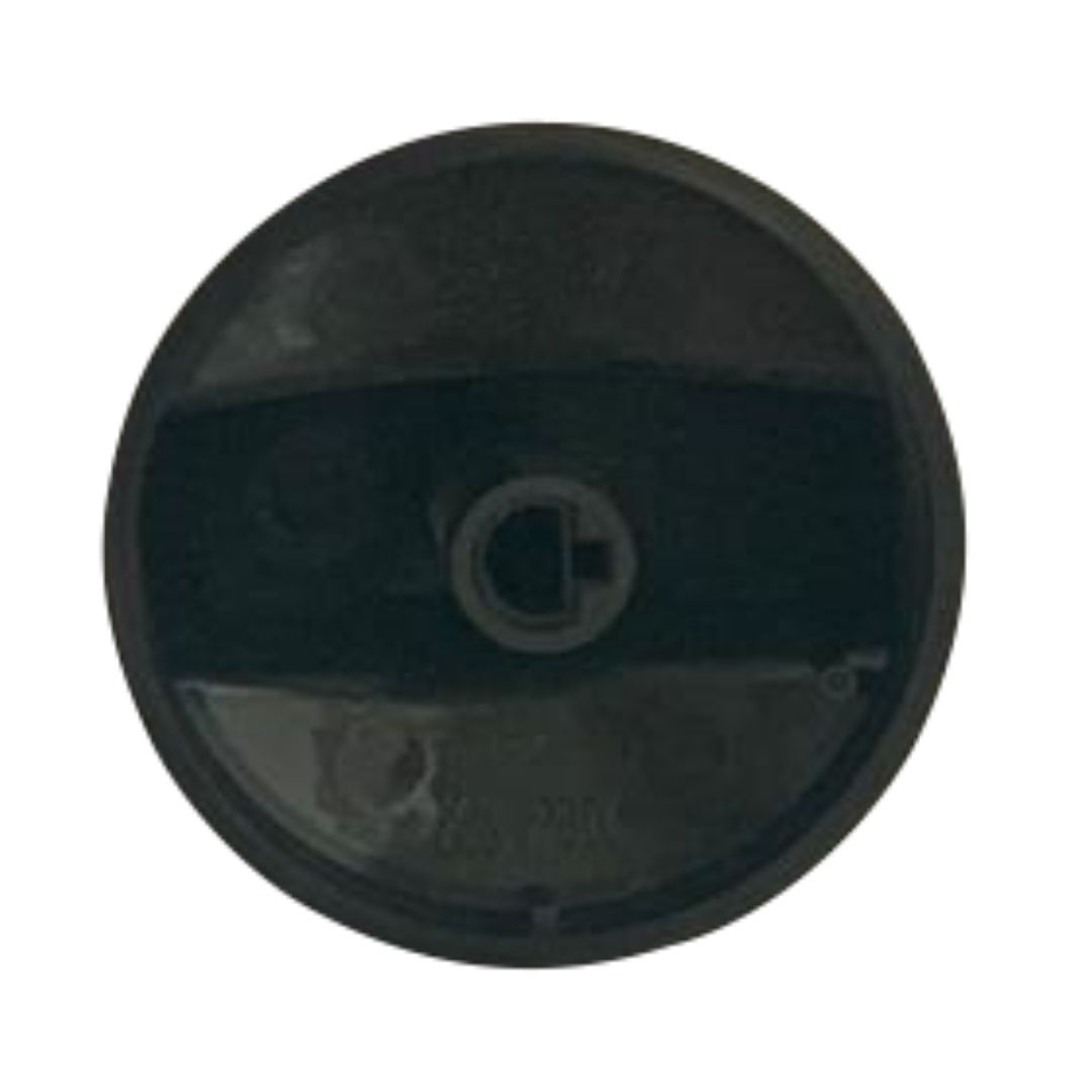 BOTON ESTUFA MABE NEGRO & GRIS TALLO FINO CORTO 222D9971P012 - Imagen 2