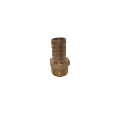 CONECTOR BRONCE 3/4 M/NPT X 3/4 MANGUERA
