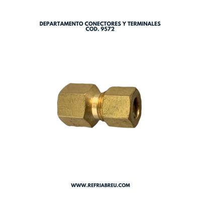 CONECTOR BRONCE 1/4 HEMBRA NPT X 5/16 COMPRESION FAIRVIEW