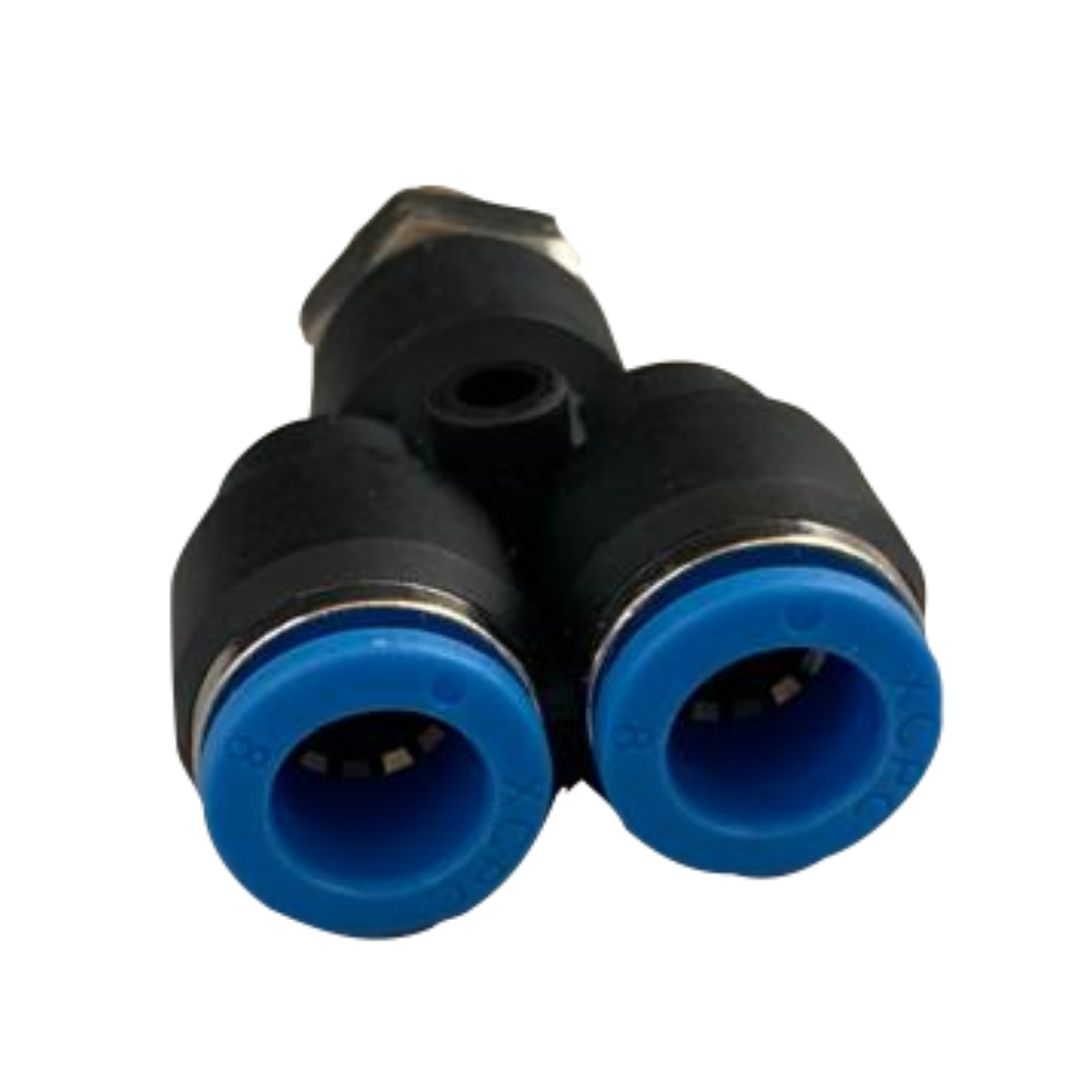 YEE PLASTICA COMBINADA 5/16 ACOPLE RAPIDO X 5/16 ACOPLE RAPIDO X 1/8 M/NPT (8 MM) - Imagen 5