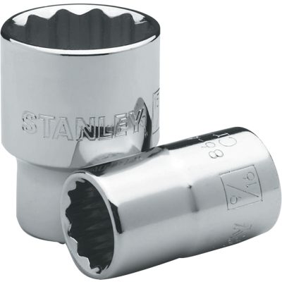 CUBO CROMADO STANLEY 3/4 X 30 MILIMETROS HEXAGONAL
