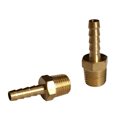CONECTOR BRONCE 1/4 MACHO NPT X 3/16 MANGUERA