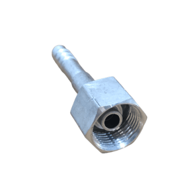 FITTING ALUMINIO RECTO 20 MILIMETROS HEMBRA X 5/16 MANGUERA (FORD & NISSAN)