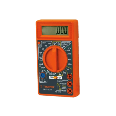 MULTIMETRO TESTER DIGITAL TRUPER PEQUEÑO
