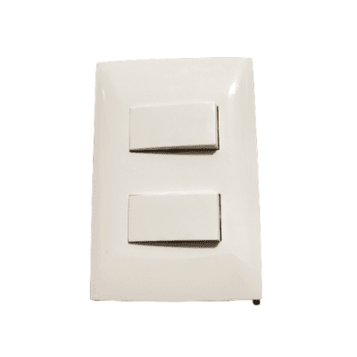 INTERRUPTOR DOBLE 10 AMPERES 110-250V. MARFIL LEVINTON