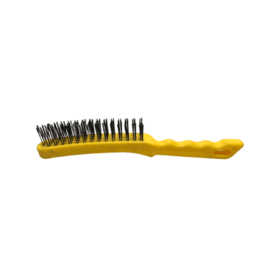 CEPILLO ACERO MANGO PLASTICO 4 X 15 PINCELES