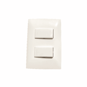 INTERRUPTOR DOBLE 10 AMPERES 110-250V. BLANCO LEVINTON