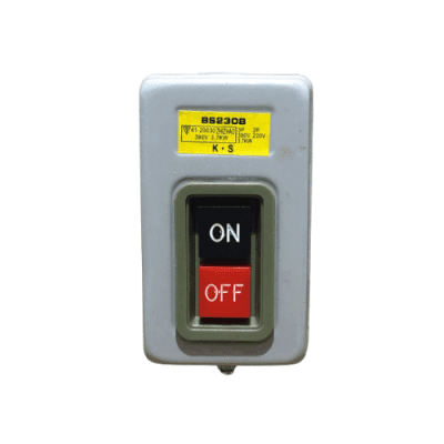 PUSH BOTTON ON/OFF 3 POLOS 30 AMPERES 110-250 VOLTIOS