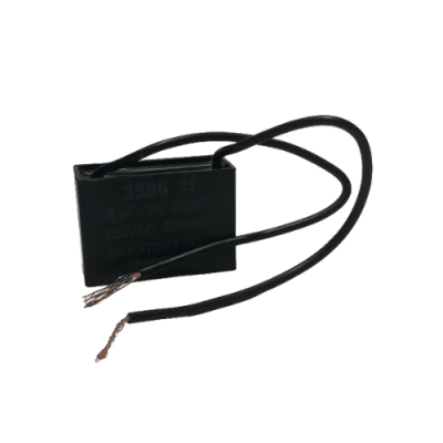 CAPACITOR MARCHA ABANICO 4 MFD 250 VOLTIOS