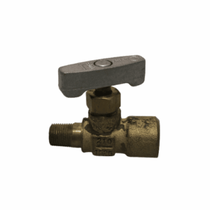 LLAVE PASO BRONCE 1/4 H/NPT X 1/8 M/NPT