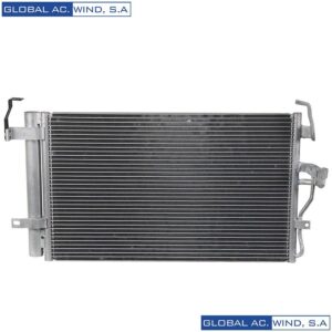 CONDENSADOR HYUNDAI ELANTRA 01-06 TIBURON 03-08 GLOBAL A/C WIND