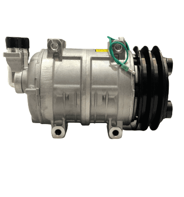 COMPRESOR AUTO TM-16 24 VOLTIOS T/V VALEO PASANTE TOMA ARRIBA ORING