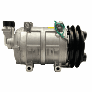 COMPRESOR AUTO TM-16 24 VOLTIOS T/V VALEO PASANTE TOMA ARRIBA ORING