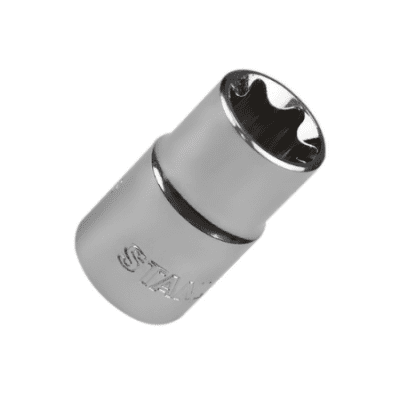 CUBO CROMADO STANLEY 1/2 X 18 MM ESTRIADO