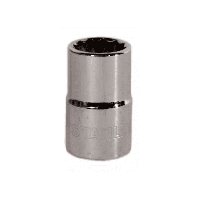 CUBO CROMADO STANLEY 1/2 X 21 MM ESTRIADO