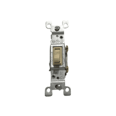 INTERRUPTOR SENCILLO CLASICO 15 AMPERES 120 VOLTIOS