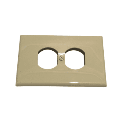 TAPA PLASTICA DOBLE CREMA GRANDE LEVINTON
