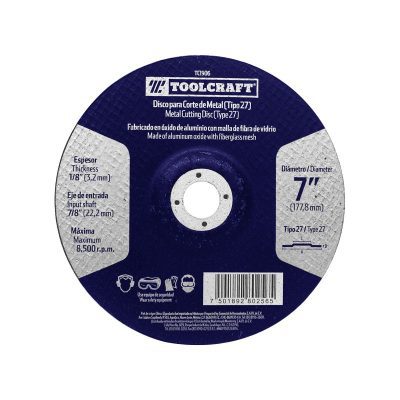 DISCO CORTE TOOLCRAFT 7 X 1/16 X 7/8