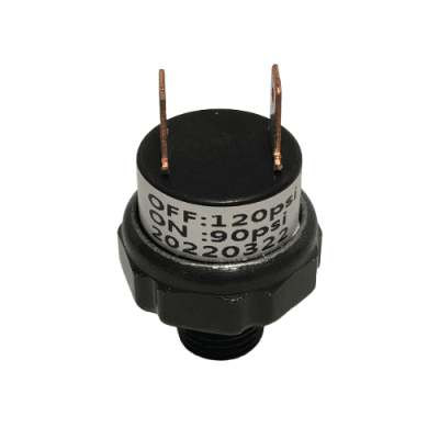 SWITCH PRESION - CEBOLLA AIRE PRESION 90-120 PSI 1/4 NPT ON - OFF 12 VOLTIOS