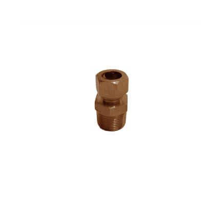 CONECTOR BRONCE 3/4 MACHO NPT X 5/8 COMPRESION