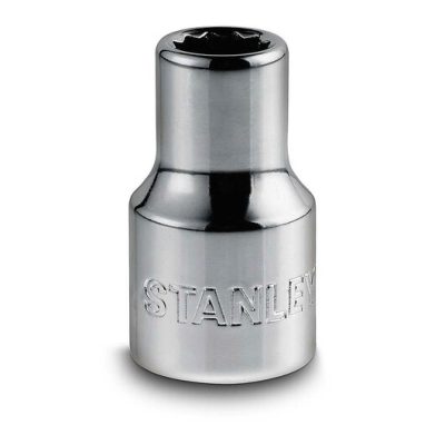 CUBO CROMADO STANLEY 1/2 X 10 MILIMETROS ESTRIADO